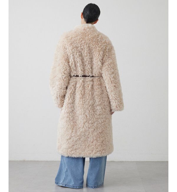  「【THE PAUSE】フェイクファーロングコート」|その他|