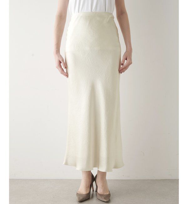  「サテンフレアスカート」|スカート|