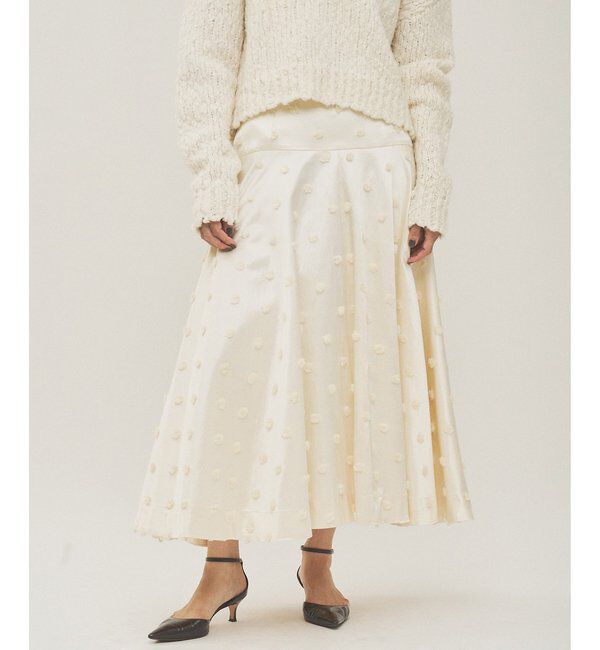  「ボンボンジャガードスカート」|スカート|