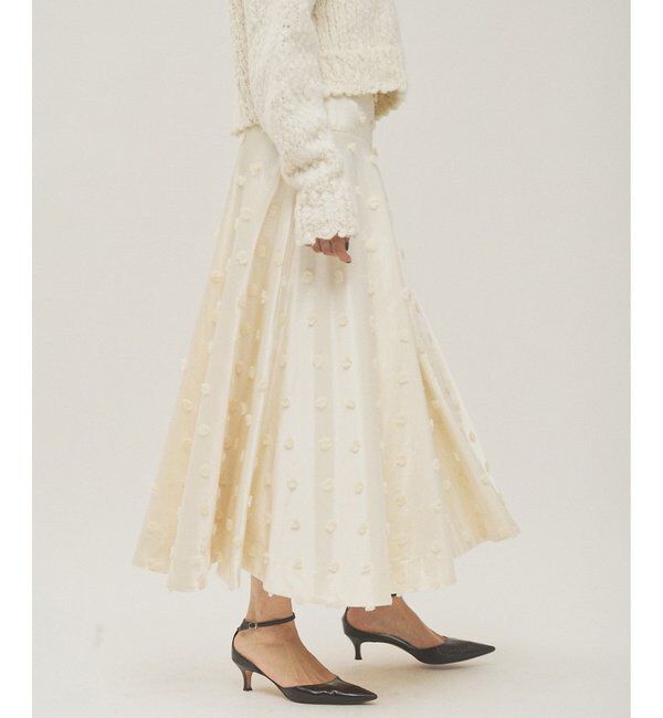  「ボンボンジャガードスカート」|スカート|