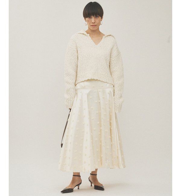  「ボンボンジャガードスカート」|スカート|