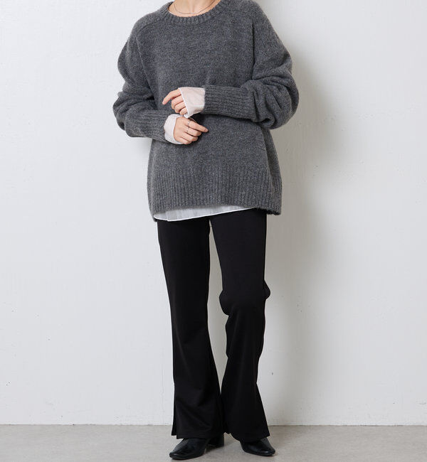  「 裾シアーロンT」|Tシャツ・カットソー|