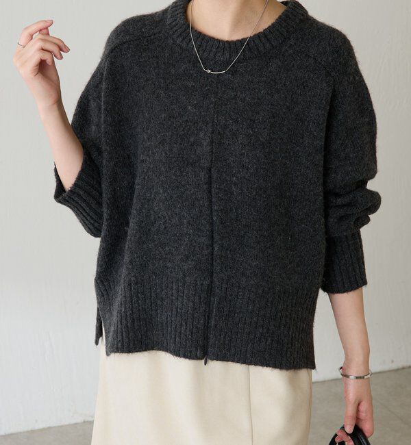  「ヤクライクショートニット」|ニット・セーター|