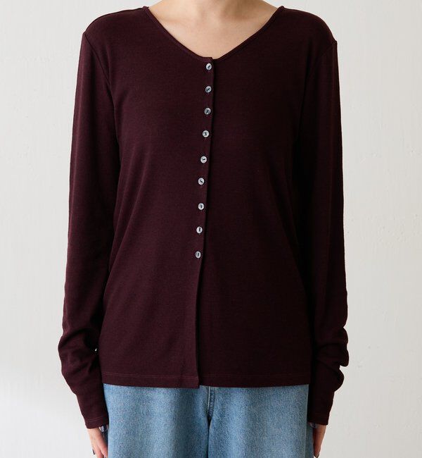  「コンパクトVネックカーディガン」|Tシャツ・カットソー|