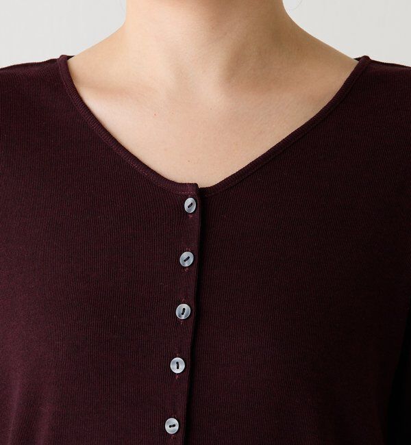  「コンパクトVネックカーディガン」|Tシャツ・カットソー|
