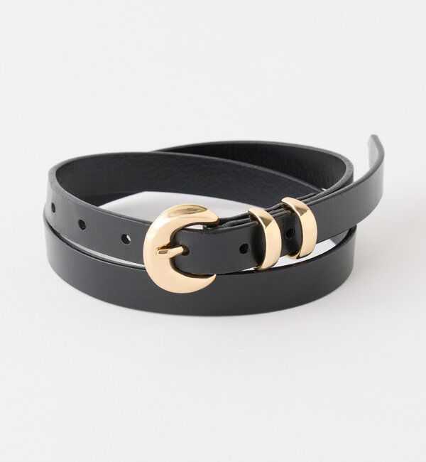  「【PAPILLONNER/パピヨネ】ラウンドバックルベルト」|ベルト|