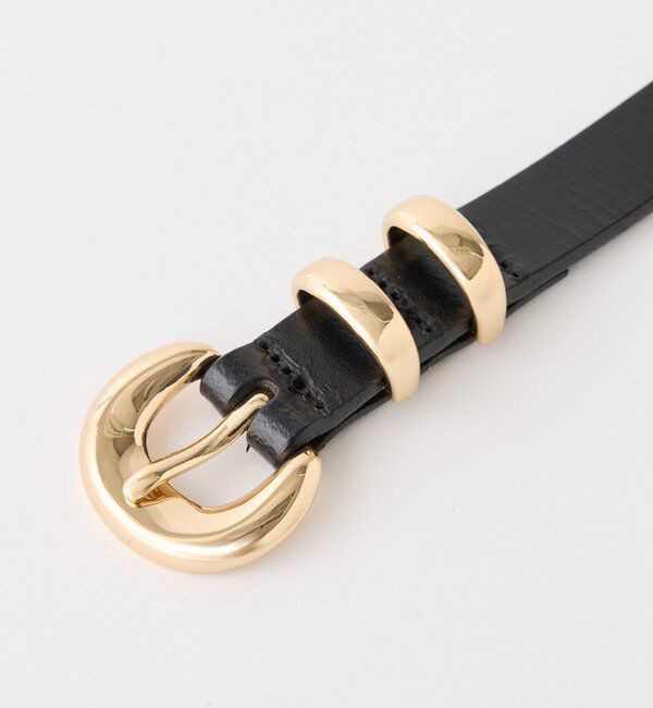  「【PAPILLONNER/パピヨネ】ラウンドバックルベルト」|ベルト|