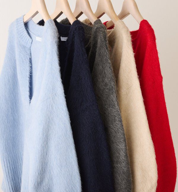  「エアリー深Vニット」|ニット・セーター|