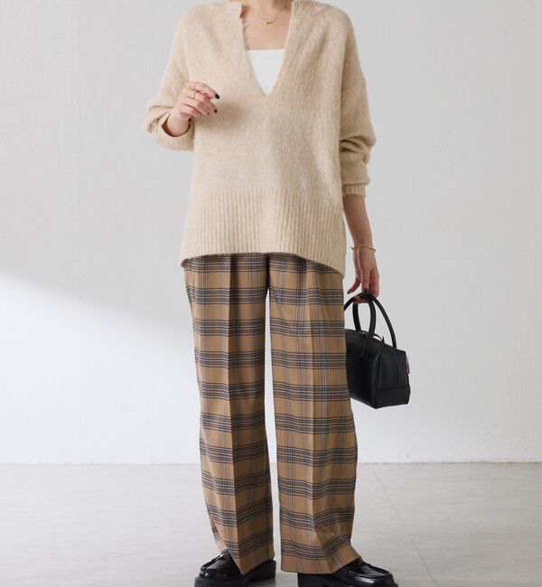  「エアリー深Vニット」|ニット・セーター|