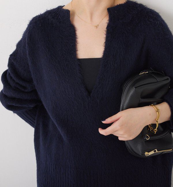  「エアリー深Vニット」|ニット・セーター|