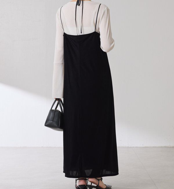  「シアーラメリブスクエアカットソー」|Tシャツ・カットソー|