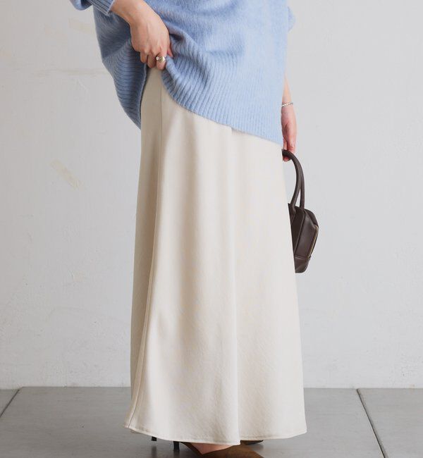  「【IDE監修大きめサイズ/WEB限定リバイバル】サテンマーメイドスカート」|スカート|