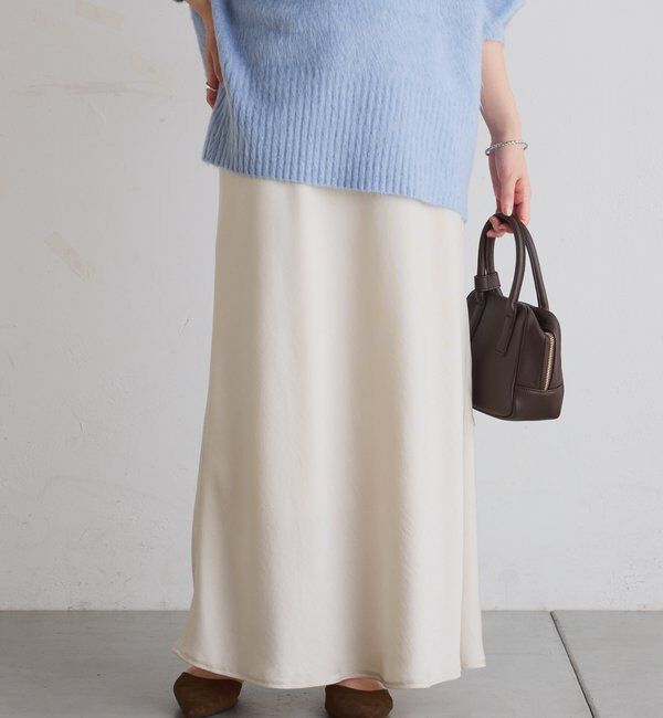  「【IDE監修大きめサイズ/WEB限定リバイバル】サテンマーメイドスカート」|スカート|