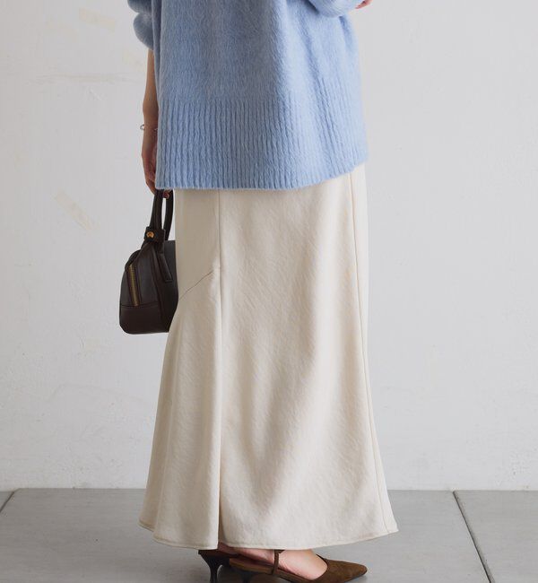  「【IDE監修大きめサイズ/WEB限定リバイバル】サテンマーメイドスカート」|スカート|