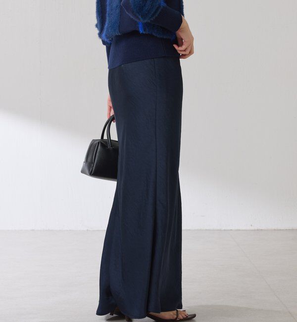  「【IDE監修大きめサイズ/WEB限定リバイバル】サテンマーメイドスカート」|スカート|