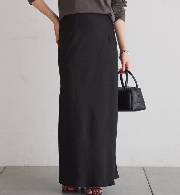  「【IDE監修大きめサイズ/WEB限定リバイバル】サテンマーメイドスカート」|スカート|