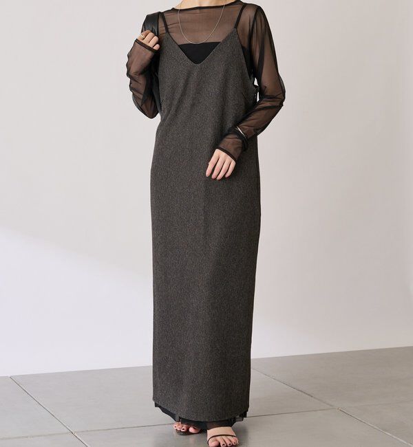  「チュールレイヤードワンピース」|ワンピース|