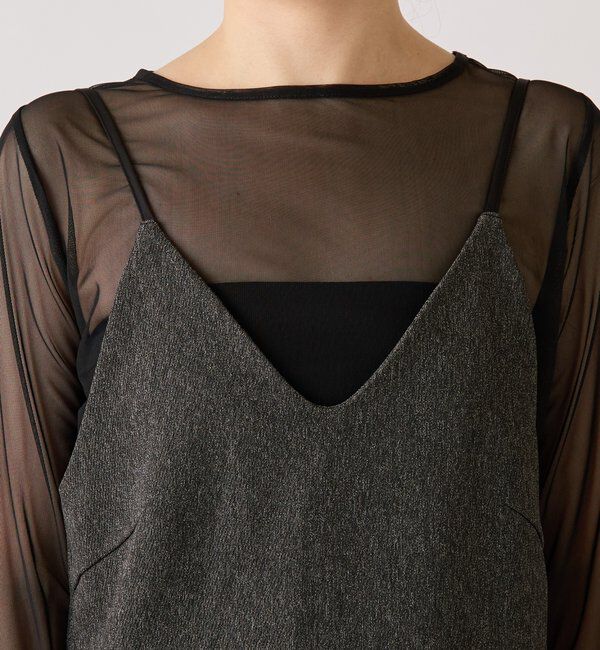  「チュールレイヤードワンピース」|ワンピース|