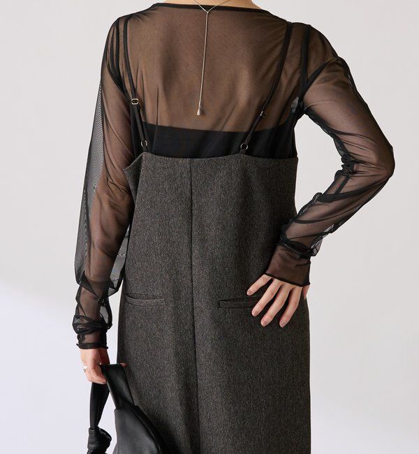  「チュールレイヤードワンピース」|ワンピース|