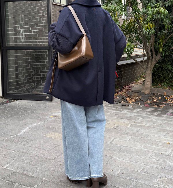  「ニットスリーブダブルコート」|その他|