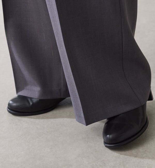  「ラメストライプゴムベルトパンツ」|チノ|