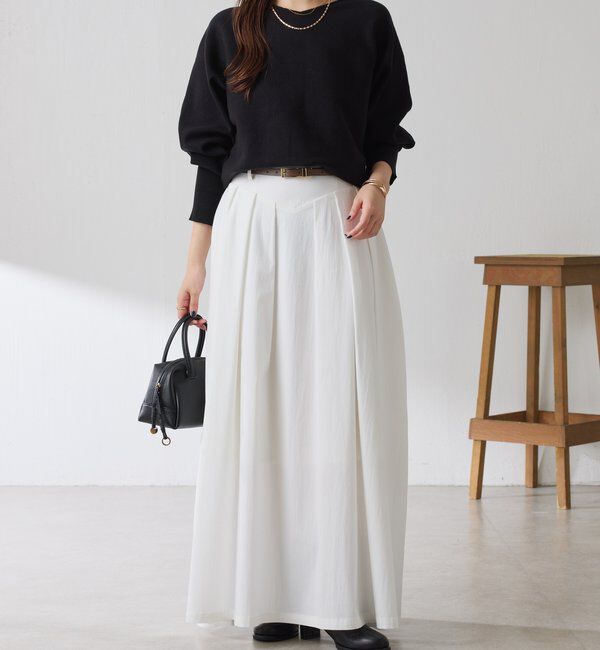  「袖リブ２WAYドルマンニット」|ニット・セーター|