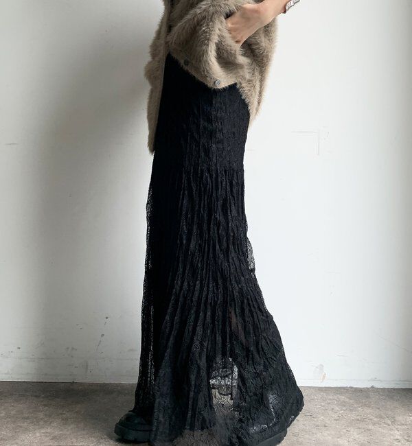  「レースワッシャースカート」|スカート|