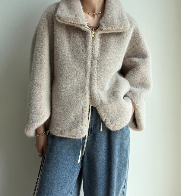  「フェイクファーリバーシブルコート」|その他|