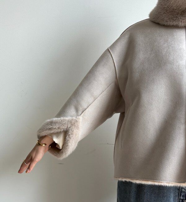  「フェイクファーリバーシブルコート」|その他|