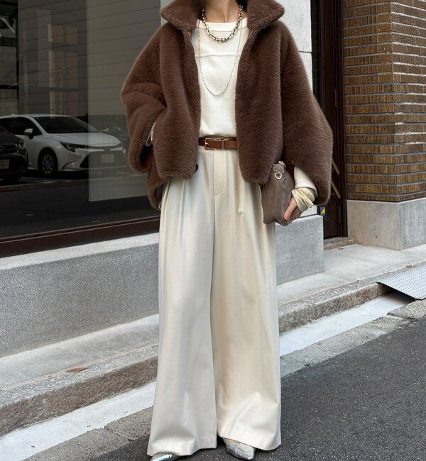  「フェイクファーリバーシブルコート」|その他|