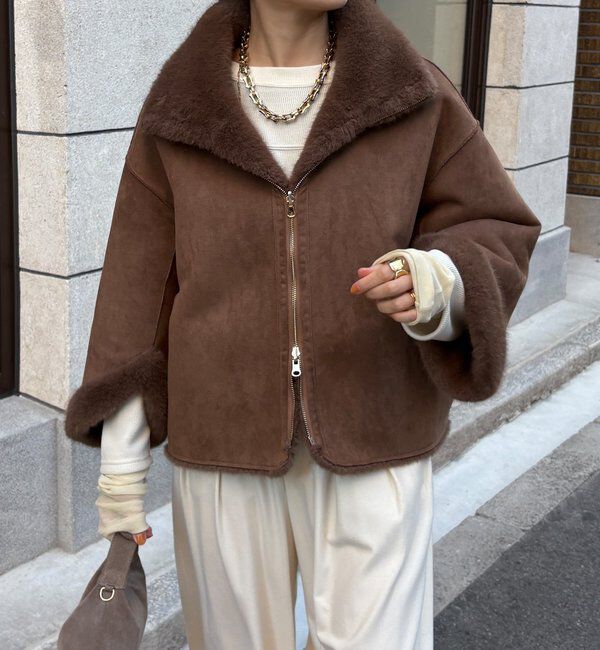  「フェイクファーリバーシブルコート」|その他|