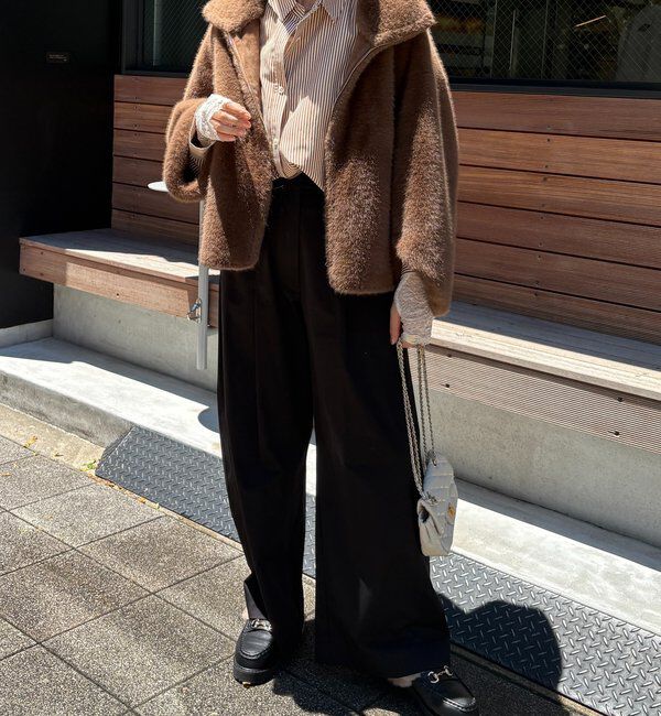  「フェイクファーリバーシブルコート」|その他|