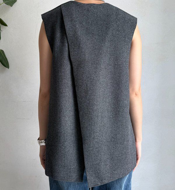  「ダブルフェイスジャージージレ」|ベスト・ジレ|