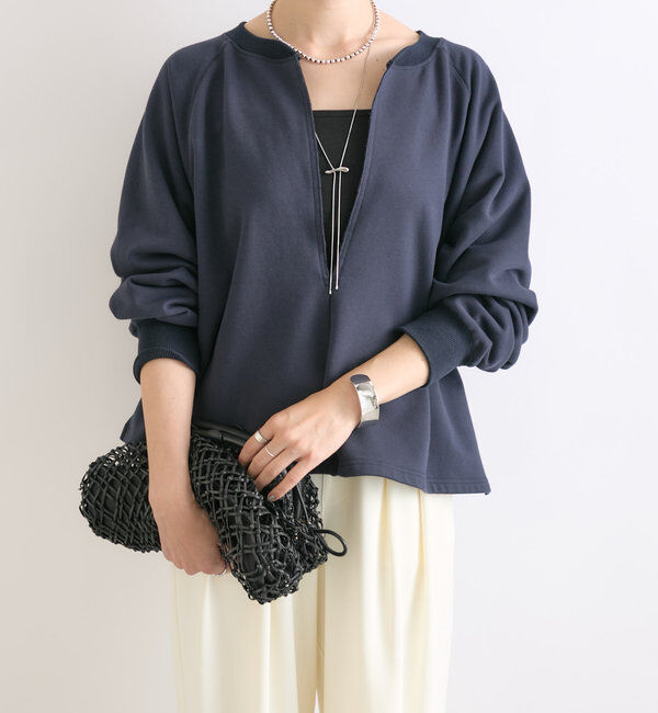  「【大人が着やすい】キーネックオーバースウェット」|Tシャツ・カットソー|