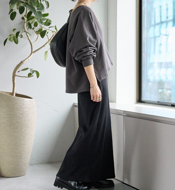  「【大人が着やすい】キーネックオーバースウェット」|Tシャツ・カットソー|