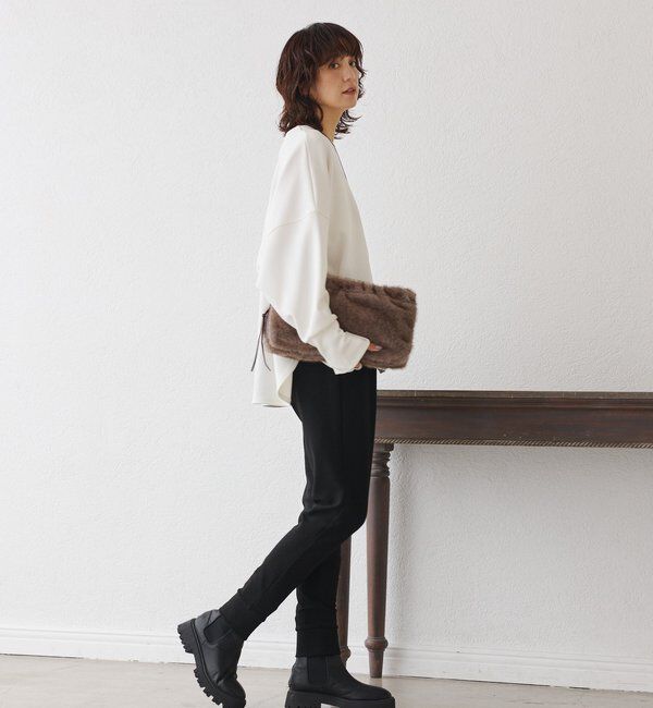  「【楽ちんキレイ】ダンボールポンチョプルオーバー」|Tシャツ・カットソー|