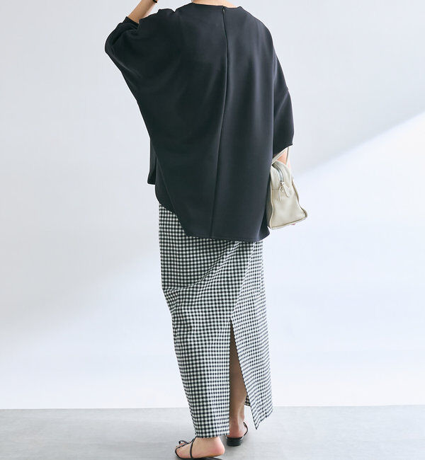  「【楽ちんキレイ】ダンボールポンチョプルオーバー」|Tシャツ・カットソー|