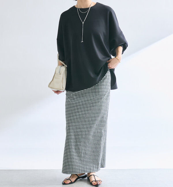  「【楽ちんキレイ】ダンボールポンチョプルオーバー」|Tシャツ・カットソー|