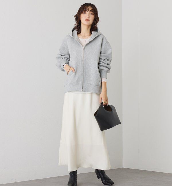  「【リバイバル/やわらかな肌触り】シルクカシミヤブレンドボートT」|Tシャツ・カットソー|