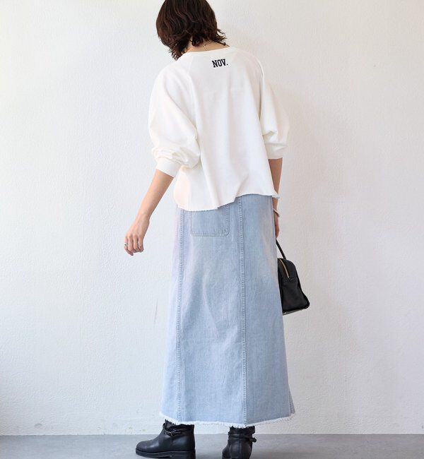  「予約【新色追加/Yossshiiii企画】ワイドロゴカットオフスエット」|Tシャツ・カットソー|