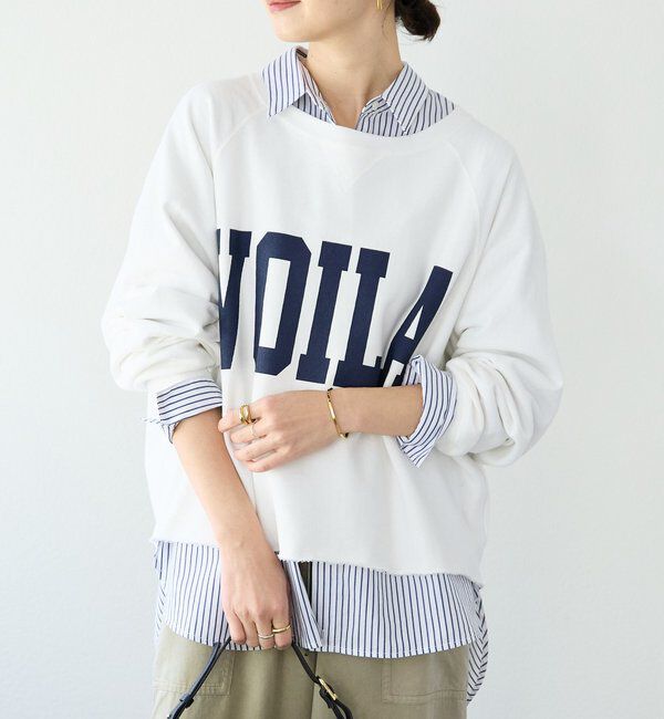  「予約【新色追加/Yossshiiii企画】ワイドロゴカットオフスエット」|Tシャツ・カットソー|