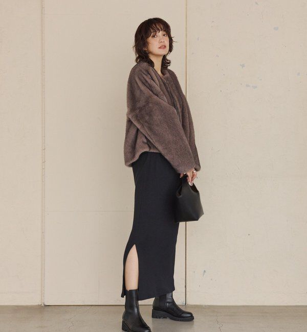  「【全骨格細見え】NEW2WAYロングリブワンピース」|ワンピース|