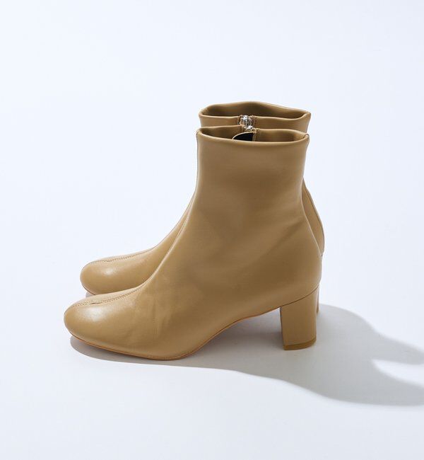  「【安定感◎】ラウンドトゥショートブーツ」|ショートブーツ|