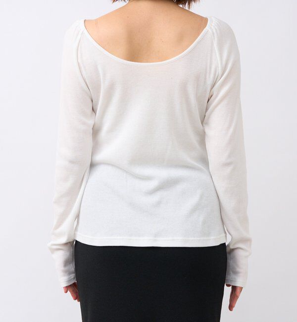  「【リバイバル/新色追加】バレリーナネックカットソー」|Tシャツ・カットソー|