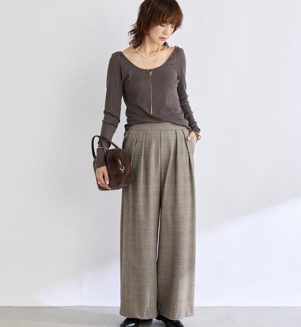  「【リバイバル/新色追加】バレリーナネックカットソー」|Tシャツ・カットソー|