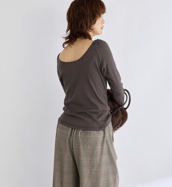  「【リバイバル/新色追加】バレリーナネックカットソー」|Tシャツ・カットソー|