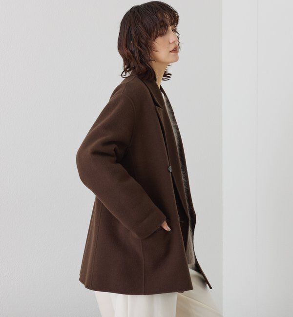  「【最高気温5度の寒い日に！/こなれ感抜群】ピークドラペルリバージャコット」|その他|