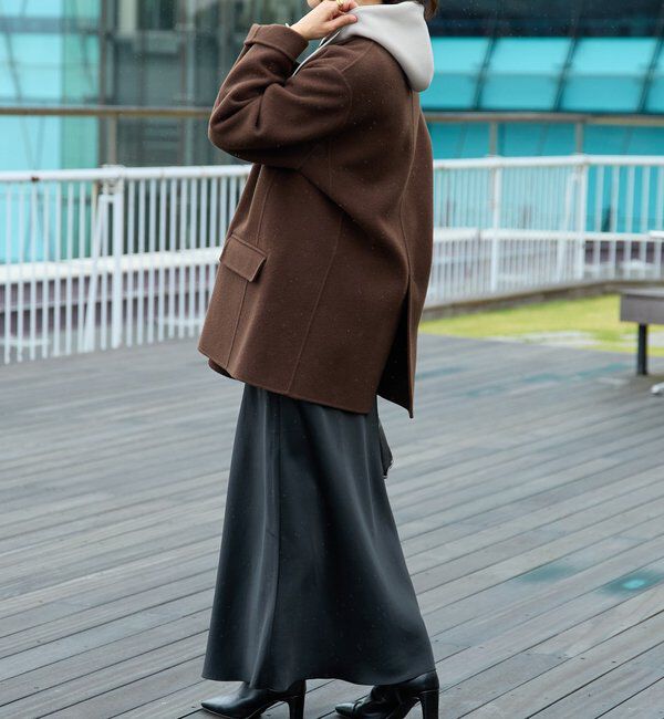  「【最高気温5度の寒い日に！/こなれ感抜群】ピークドラペルリバージャコット」|その他|