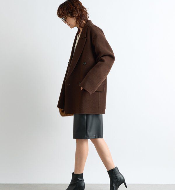  「【最高気温5度の寒い日に！/こなれ感抜群】ピークドラペルリバージャコット」|その他|