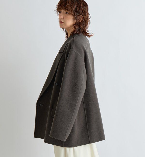  「【最高気温5度の寒い日に！/こなれ感抜群】ピークドラペルリバージャコット」|その他|